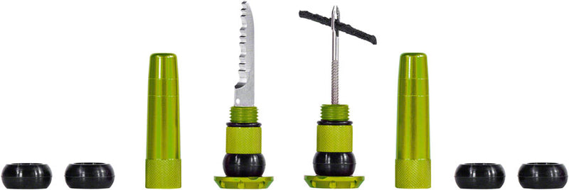 Load image into Gallery viewer, Muc-Off Stealth Tubeless Puncture Plugs Tire Repair Kit - Bar-End Mount, Pair