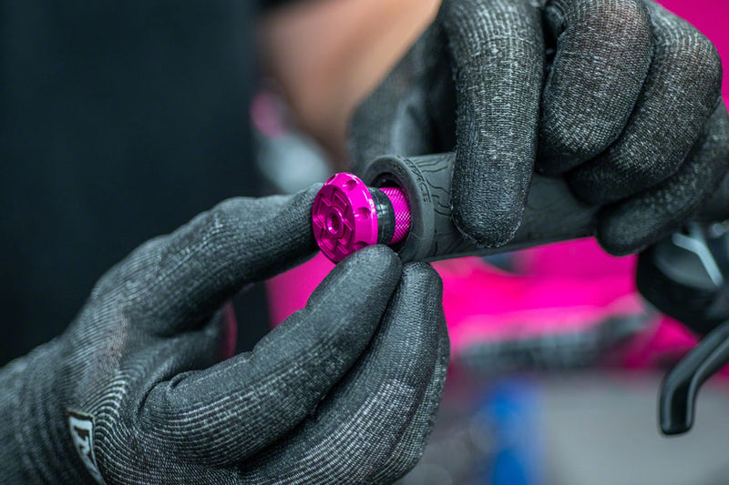 Load image into Gallery viewer, Muc-Off Stealth Tubeless Puncture Plugs Tire Repair Kit - Bar-End Mount, Pair