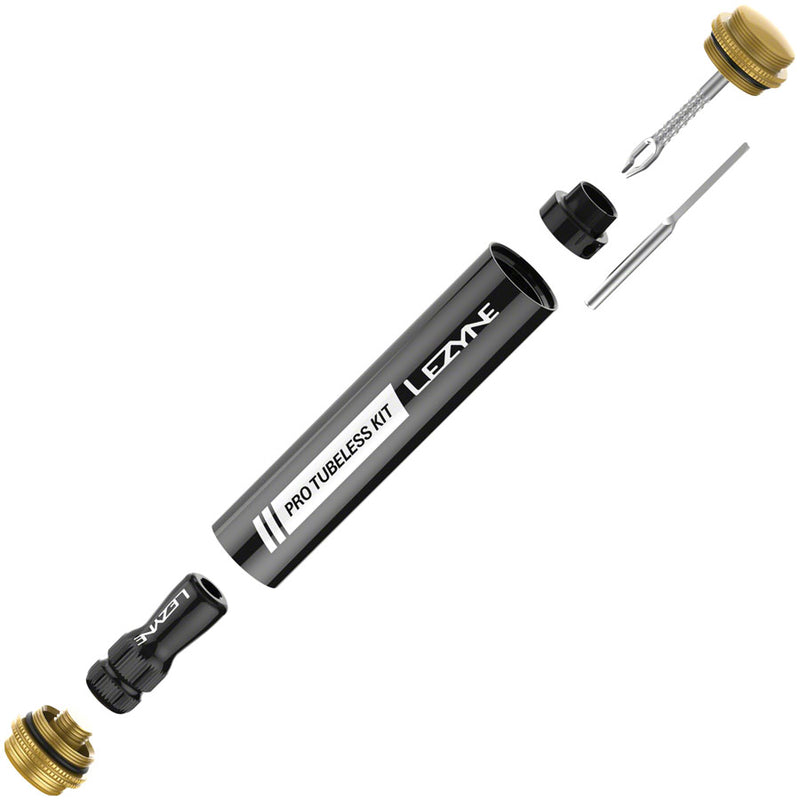 Load image into Gallery viewer, Lezyne Pro Tubeless Kit w/ Various Tools, Plugs, and Inflator