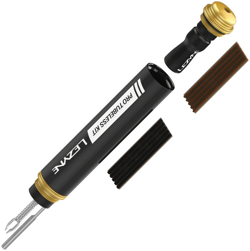 Load image into Gallery viewer, Lezyne Pro Tubeless Kit w/ Various Tools, Plugs, and Inflator
