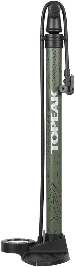 Load image into Gallery viewer, Topeak Joeblow Mountain II Floor Pump - Steel Barrel / Plastic Base, 3.5" Gauge, 60 Psi /4 Bar, Twinhead