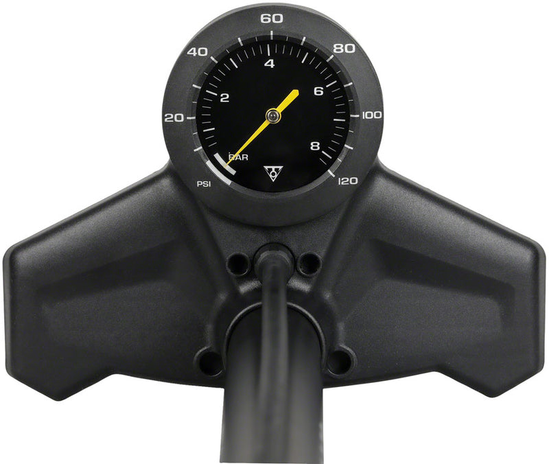 Load image into Gallery viewer, Topeak Joeblow Urban Ex Floor Pump - Steel Barrel / Plastic Base, 3.5" Base Mount Gauge, 120 Psi /8 Bar, Smarthead,
