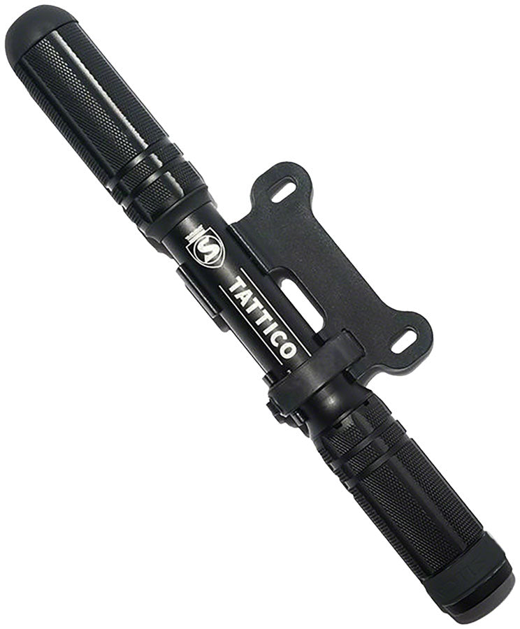 Load image into Gallery viewer, Silca Tattico Mini Frame Pump - 100psi, Aluminum, Presta/Schrader, With Bracket