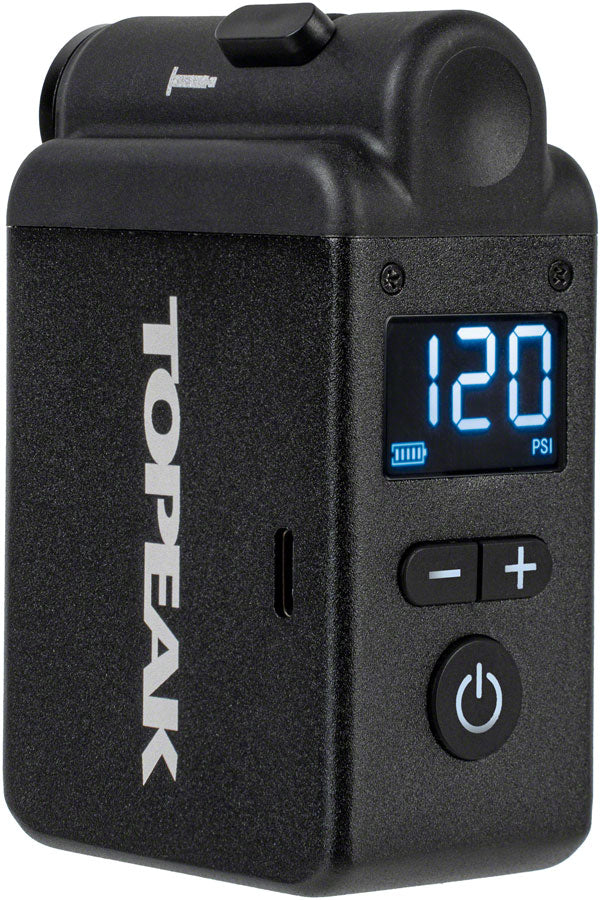Load image into Gallery viewer, Topeak-E-Booster-Digital-Frame-Pump-Digital-Presta-and-Schrader-FRPM0296