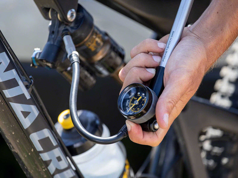Load image into Gallery viewer, Topeak PocketShock DXG XL Shock Pump SV 360psi Analog