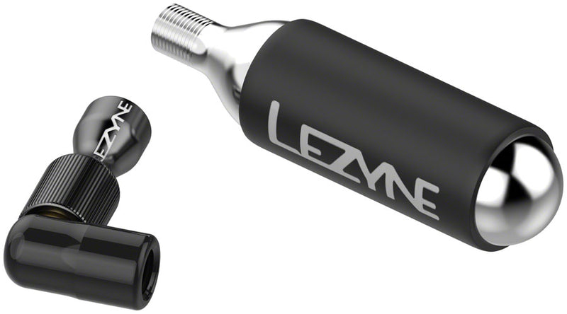 Load image into Gallery viewer, Lezyne Trigger Drive CO2 Inflator, Threaded, Presta, Schrader, Black, 1x16g