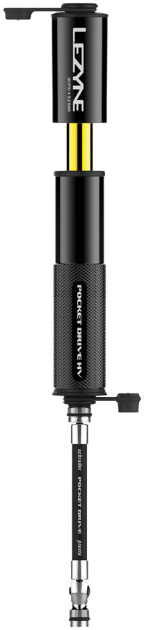 Load image into Gallery viewer, Lezyne Pocket Drive HV Frame Pump - Gloss Black