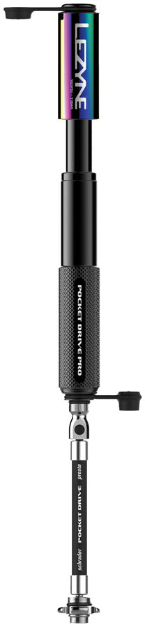 Load image into Gallery viewer, Lezyne Pocket Drive Pro Pump, 141mm, 160psi, ABS flip chuck, Multicolor