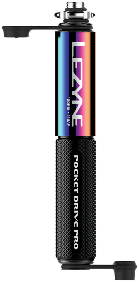 Load image into Gallery viewer, Lezyne Pocket Drive Pro Pump, 141mm, 160psi, ABS flip chuck, Multicolor