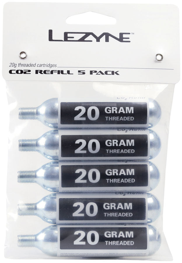 Load image into Gallery viewer, Lezyne-20g-Threaded-CO2-Cartridge-CO2-and-Pressurized-Inflation-Device-20g-CO2C0091