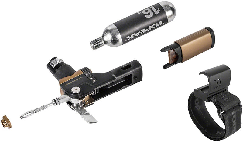 Load image into Gallery viewer, Topeak Tubi Master + CO2 Repair Kit - 16g Compatible To Presta And Schraeder