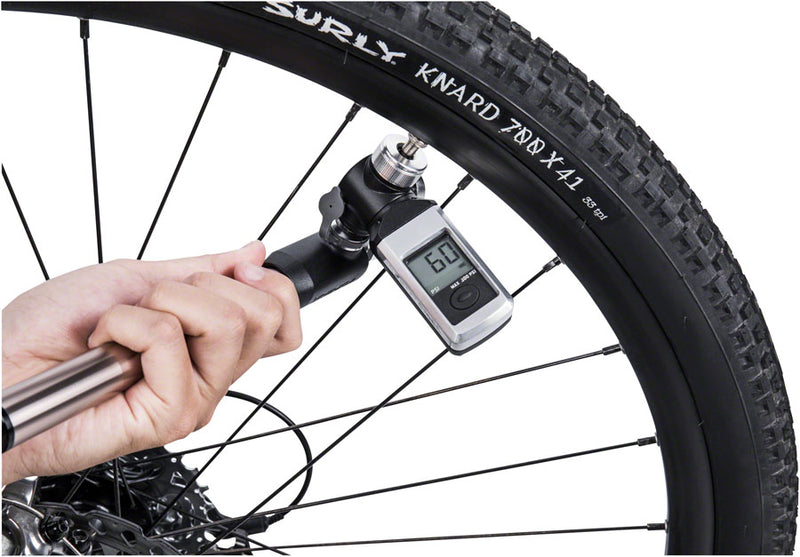 Load image into Gallery viewer, Topeak Shuttle Gauge Digital: Black/Silver Accurate Air Pressure Readings 300PSI