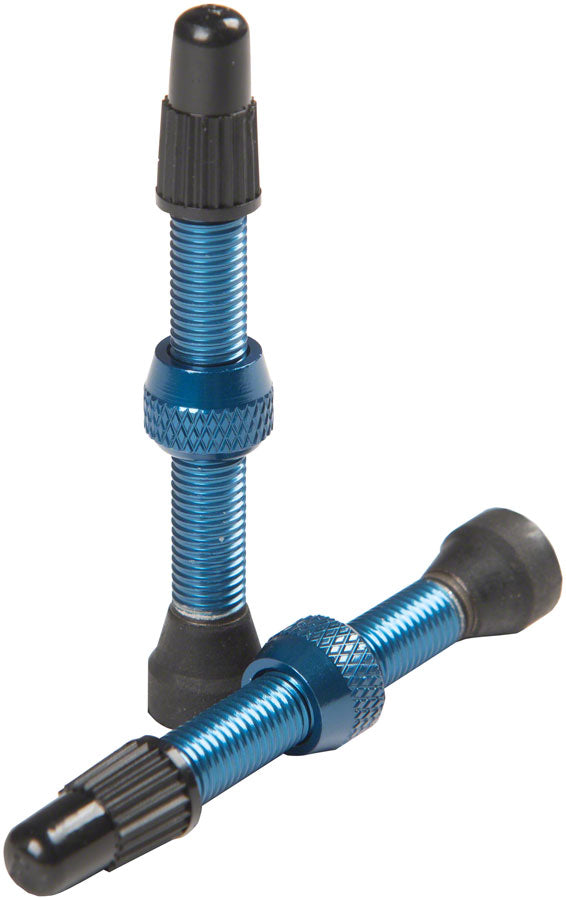 Load image into Gallery viewer, Stan's Alloy Valve Stems - 44mm, Pair, Blue