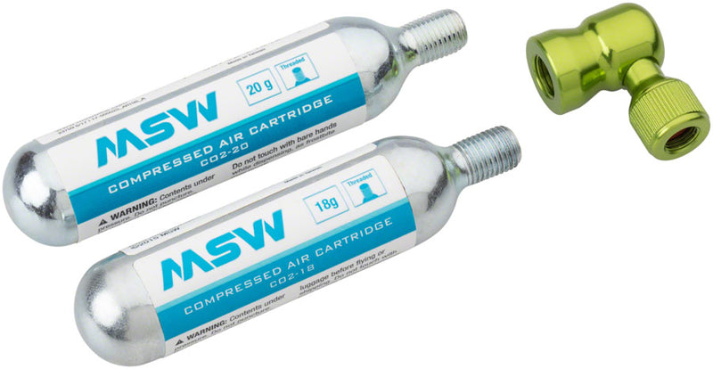 Load image into Gallery viewer, MSW Windstream Twist 20 Kit with two 20g CO2 Cartridges