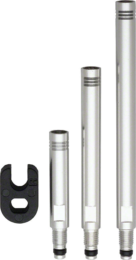 Load image into Gallery viewer, Problem Solvers Presta Valve Extender: Removable Core 30mm Silver
