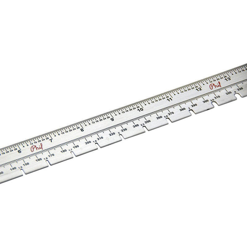 Load image into Gallery viewer, Phil Wood Spoke Gauge and Length Ruler, Stainless Steel