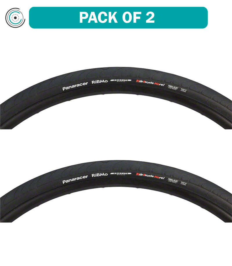 Load image into Gallery viewer, 2 Pack Panaracer RiBMo ProTite Tire 700 x 32 Clincher Folding Black 60tpi
