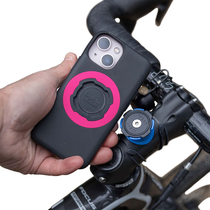 Load image into Gallery viewer, Quad Lock Stem/Handlebar Bike Mount, Black/Blue