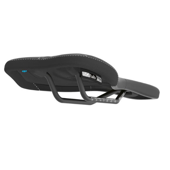 Load image into Gallery viewer, SQlab 611 Ergowave S-Tube Rail 130 Saddle, Black