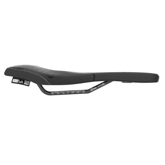 Load image into Gallery viewer, SQlab 611 Ergowave S-Tube Rail 130 Saddle, Black