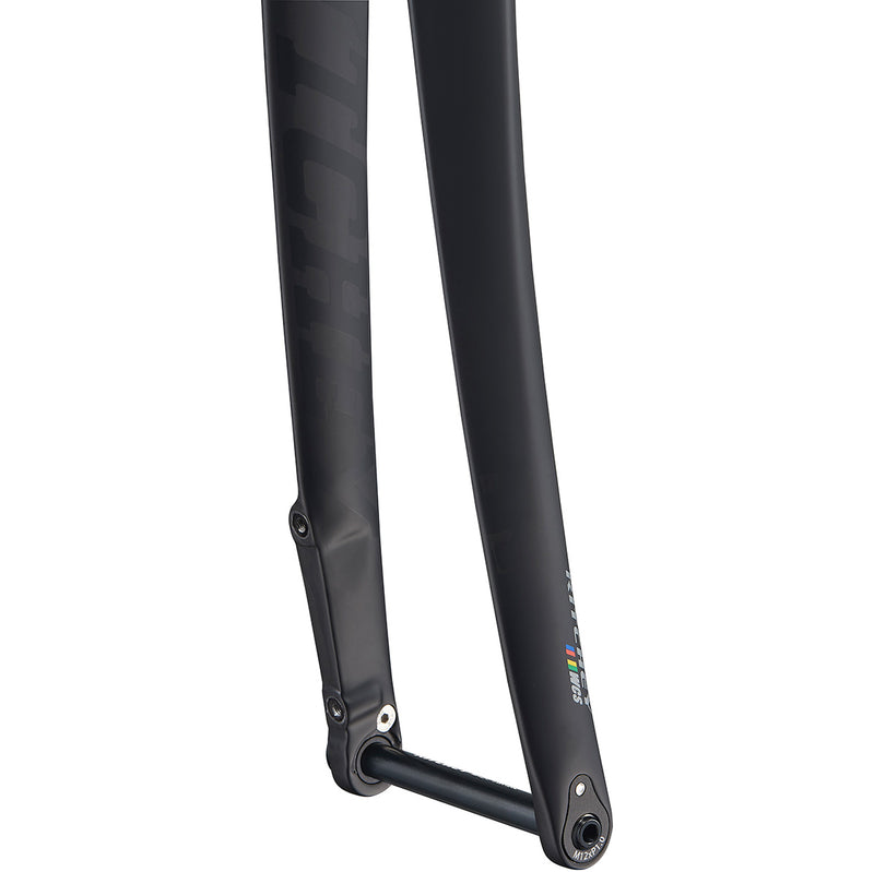 Load image into Gallery viewer, Ritchey WCS Carbon Cross Disc Fork Tapered 45mm Rake 12mm Thru Axle Flat Mount