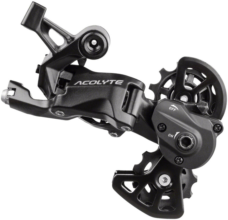 Load image into Gallery viewer, microSHIFT Acolyte 8-Speed Shifter & Super Short Rear Derailleur Bundle Lightweight, Durable Components for Mountain & Trekking Bikes