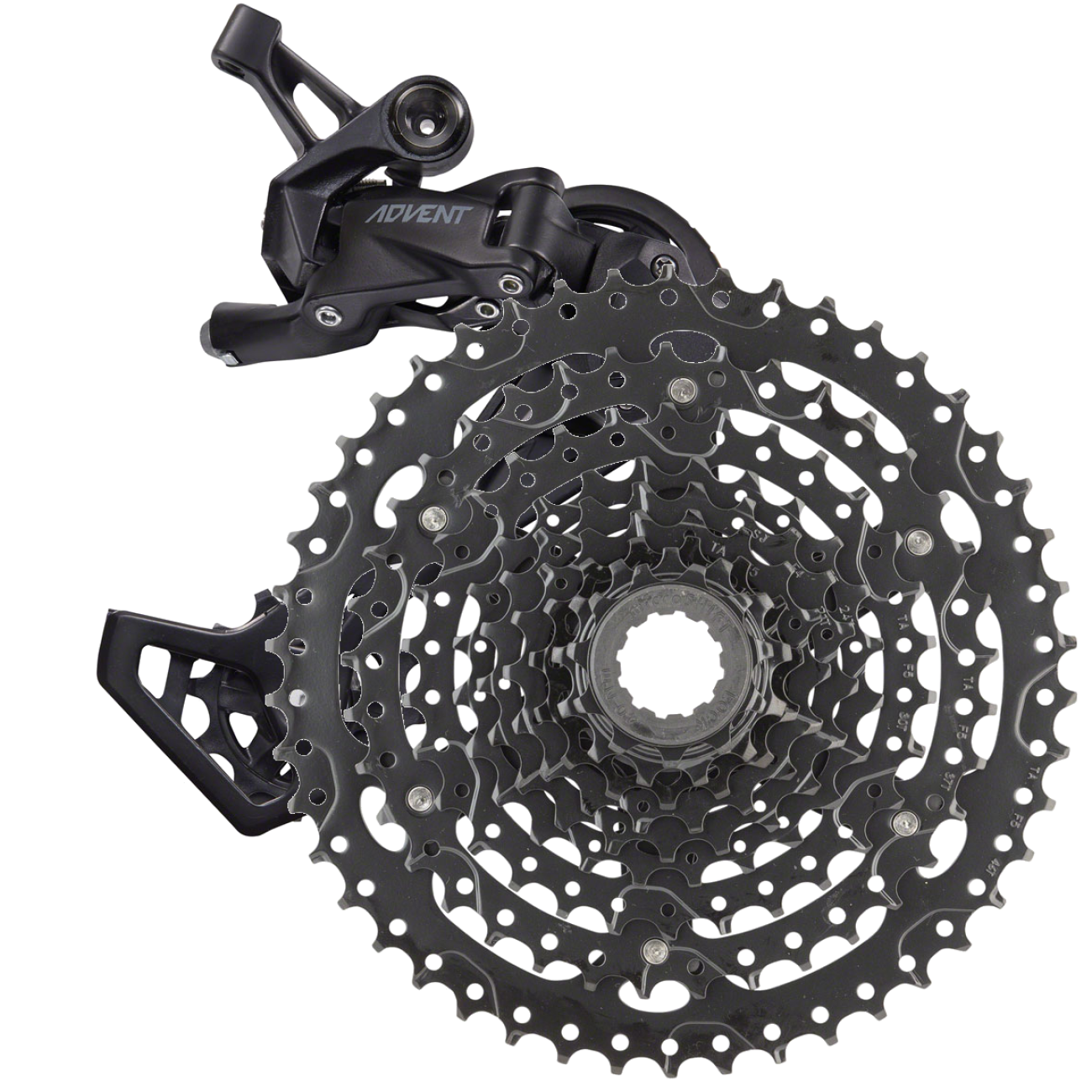 microSHIFT ADVENT 9-Speed Rear Derailleur & Cassette Bundle Wide
