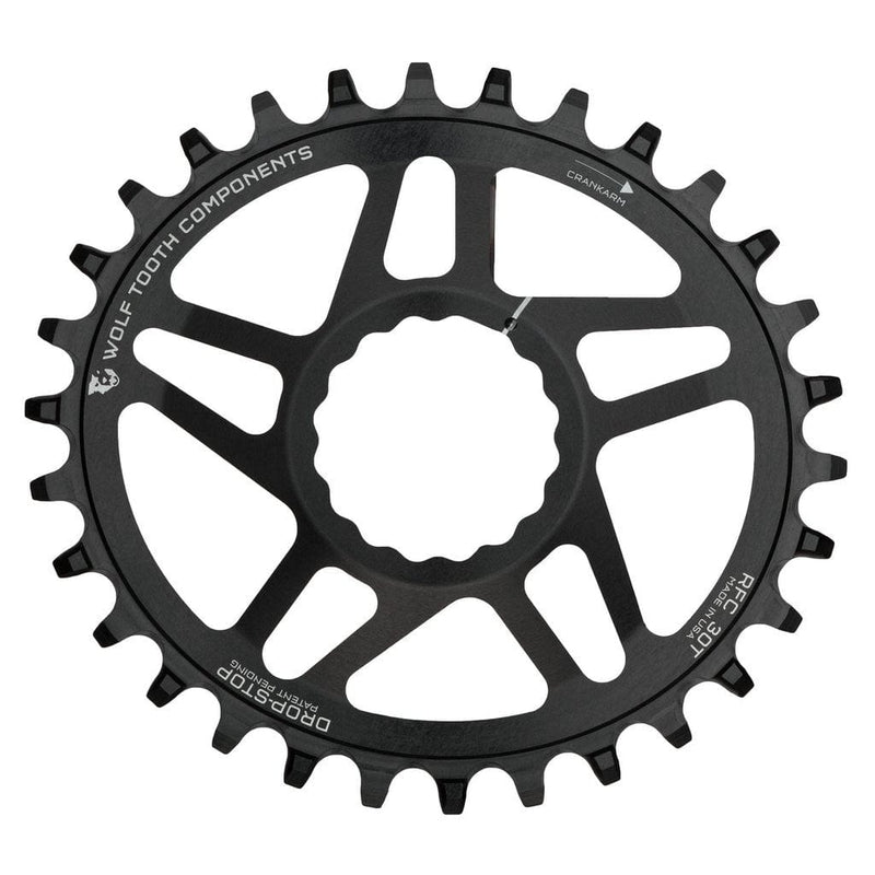 Load image into Gallery viewer, Wolf Tooth 28T Elliptical Direct Mount Chainring for RaceFace/Easton CINCH - Boost Offset, 10% Ovality, Drop-Stop B Technology, 7075-T6 Aluminum, for 9-12-Speed Drivetrains, Improved Traction & Chain Retention