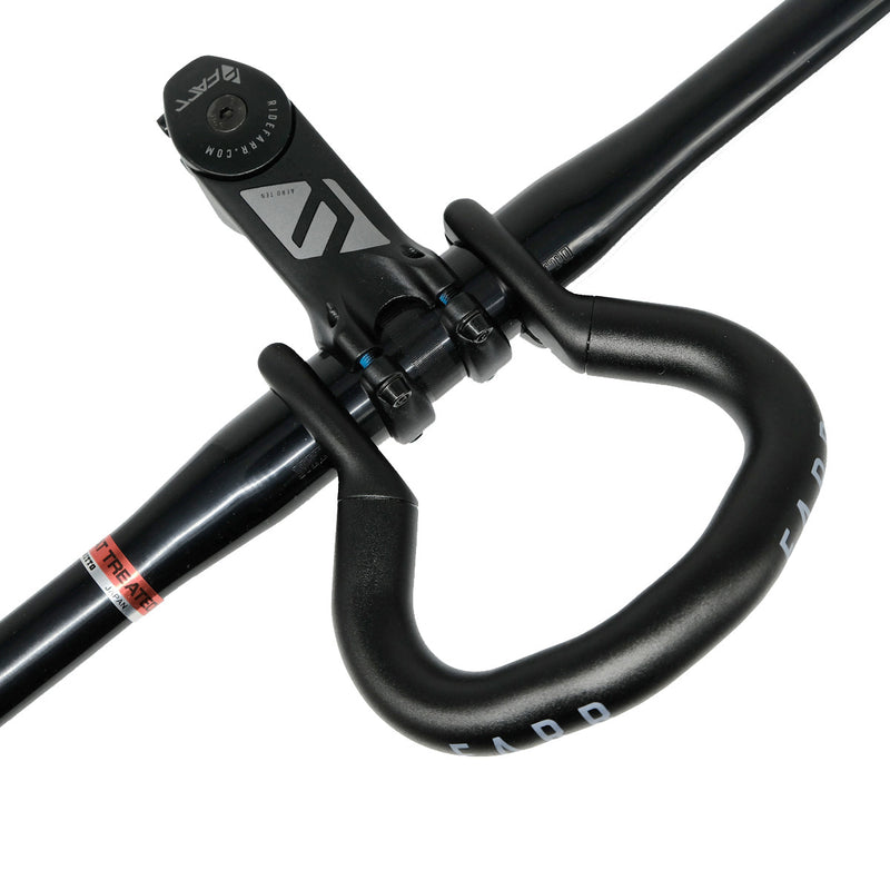 Load image into Gallery viewer, Ridefarr Alloy Aero Bolt-On Handlebar, Black