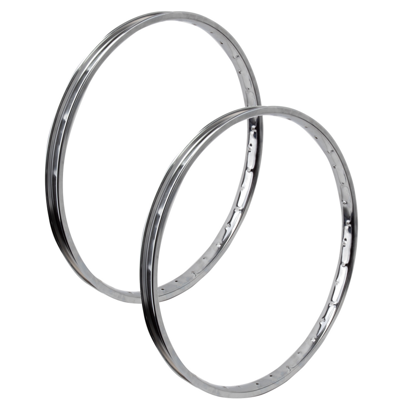 Load image into Gallery viewer, Wheel-Master-Rim-26-Clincher-Chromoly-Steel-RIMS1216PO2-Bicycle-Rims-For-Custom-Wheels