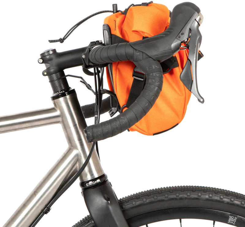 Load image into Gallery viewer, Restrap Bumper Bar Bag/Accessory Mount - Fits 1-1/8" Threadless Steerer Tubes, Black