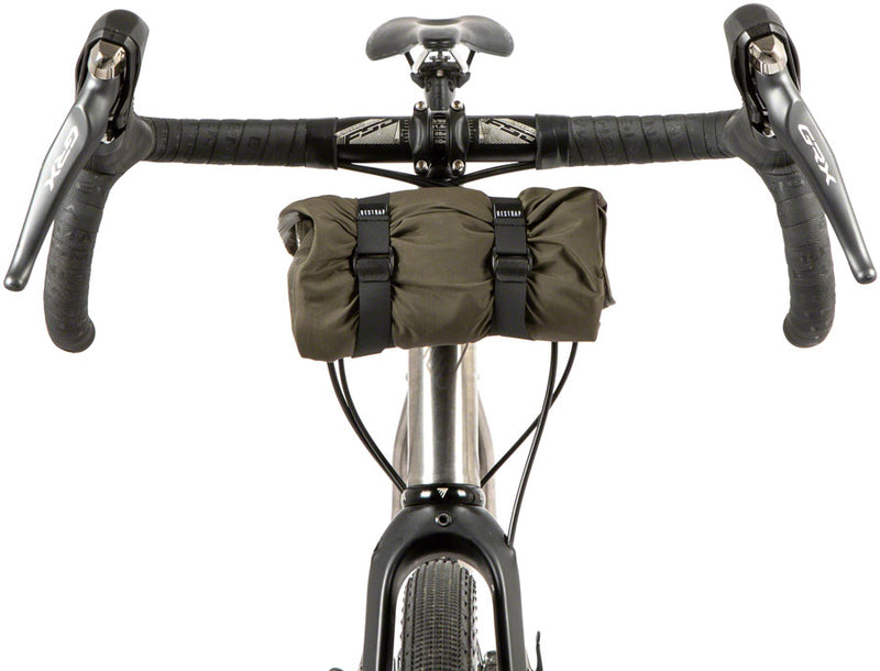 Load image into Gallery viewer, Restrap Bumper Bar Bag/Accessory Mount - Fits 1-1/8" Threadless Steerer Tubes, Black