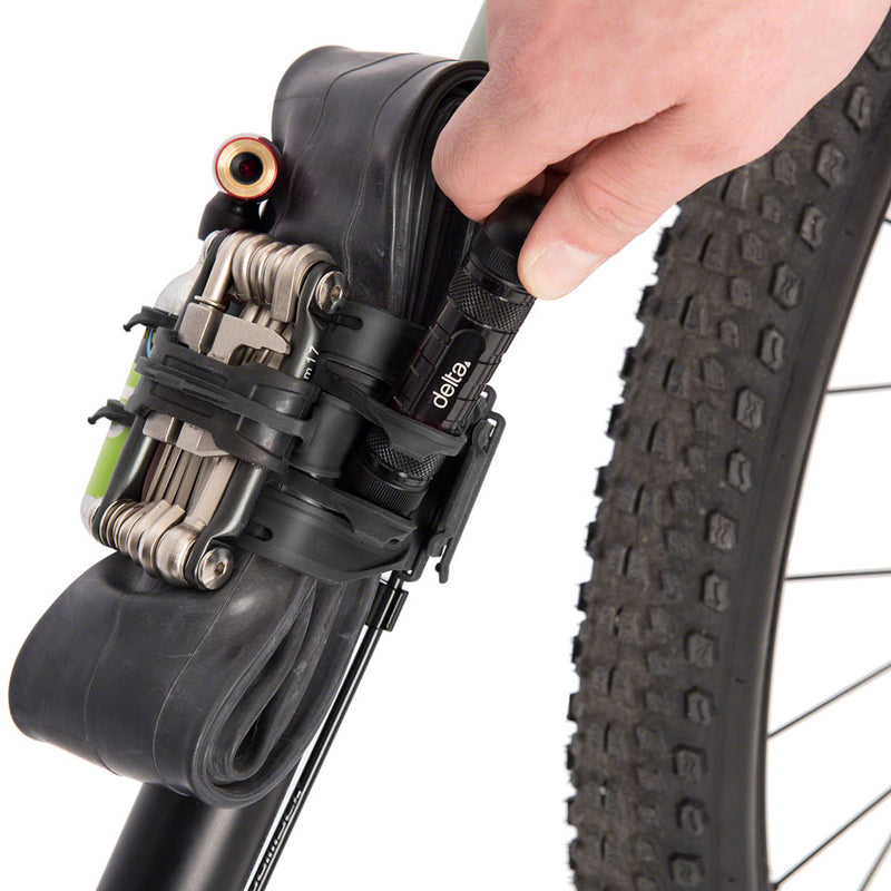 Load image into Gallery viewer, Delta Stwap Bicyle Tool Wrap - Silicone, Black