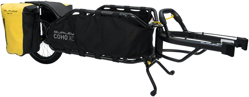 Load image into Gallery viewer, Burley Coho Pannier Trailer Rack Black Attach Panniers to the Fender Of Coho XC