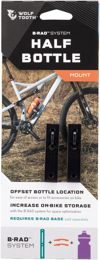 Load image into Gallery viewer, Wolf Tooth B-RAD Double Bottle Cage Adaptor Standard M5 Tapped Holes