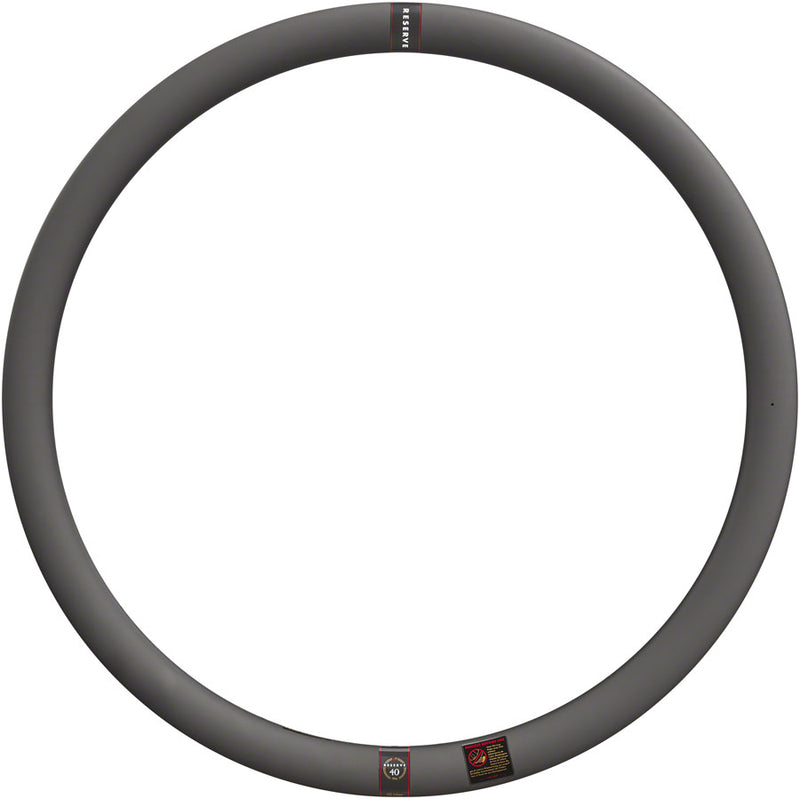 Load image into Gallery viewer, Reserve Wheels Reserve 40 Rim - 700c, Disc, Carbon, 24H