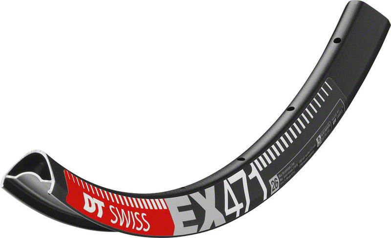 Load image into Gallery viewer, Pack of 2 DT Swiss EX 471 26 Tubeless Ready Disc Rim 32h Black
