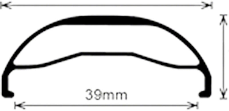 Load image into Gallery viewer, Velocity Dually Rim - 700, Disc, Black, 32H