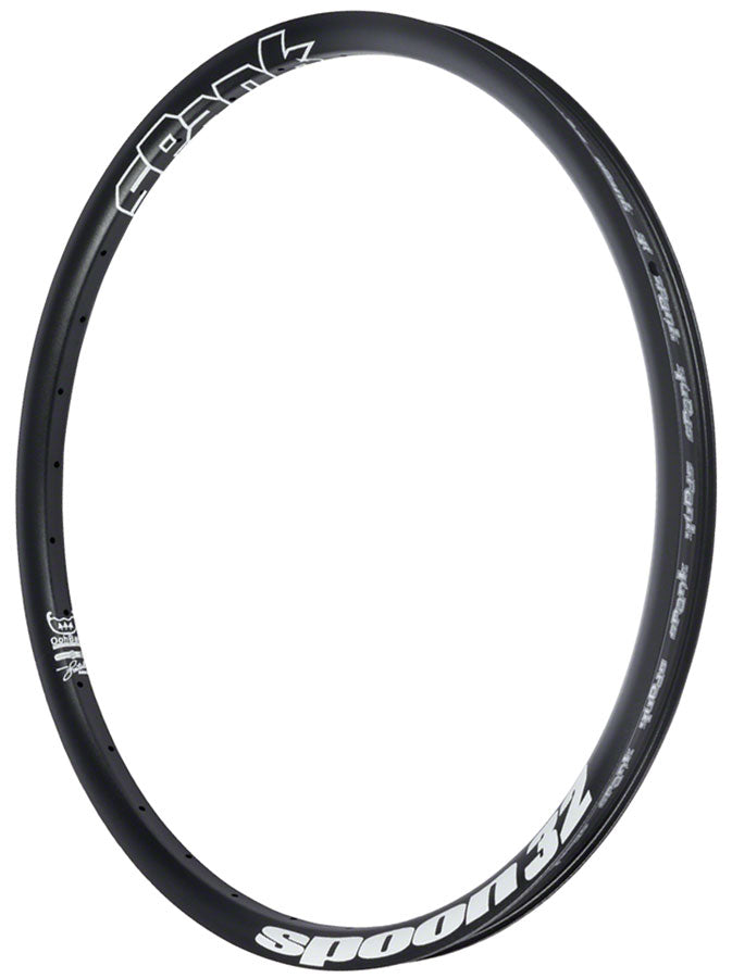 Load image into Gallery viewer, Pack of 2 Spank Spoon 32 Alloy Mountain Bike Rim, 26", Disc Only, Black