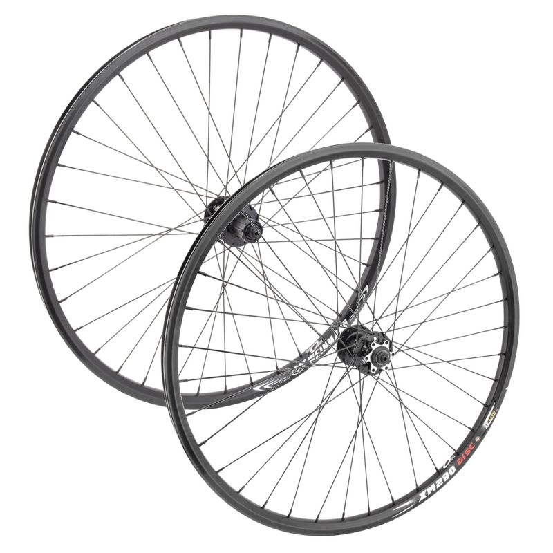 Load image into Gallery viewer, Wheel-Master-27.5inch-Alloy-Mountain-Disc-Double-Wall-Wheel-Set-27.5-in-Clincher-RRWH0788-WHEL0699-Bicycle-Wheelset