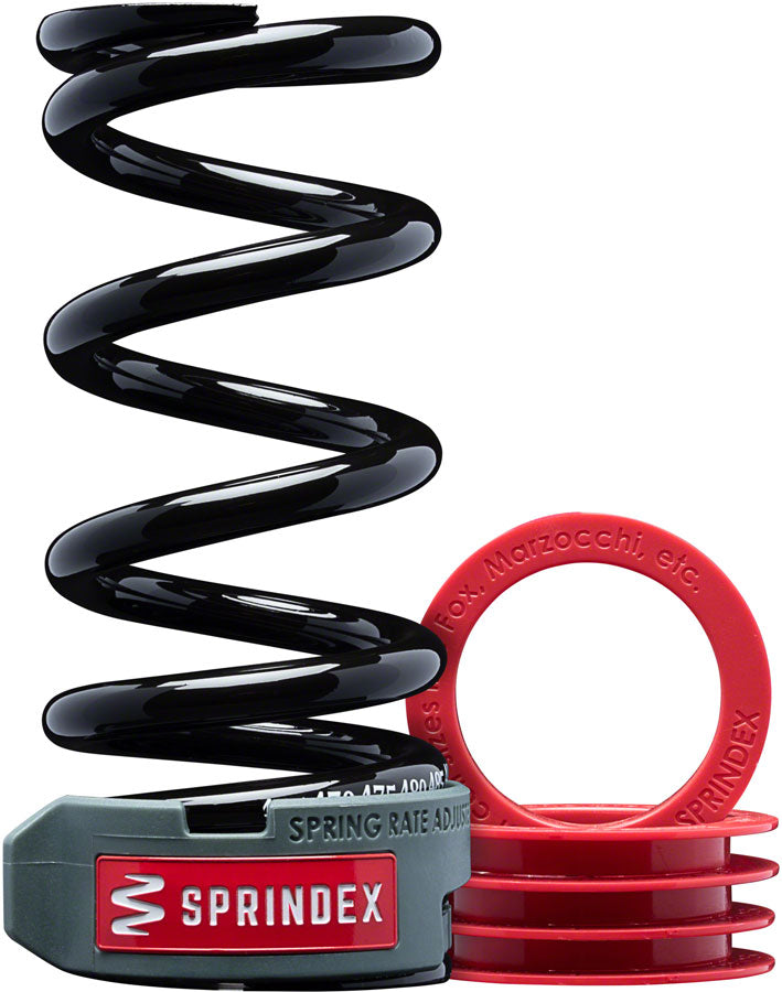 Load image into Gallery viewer, Sprindex Adjustable Weight Rear Coil Spring - XC / Trail 380-430 lbs 55mm