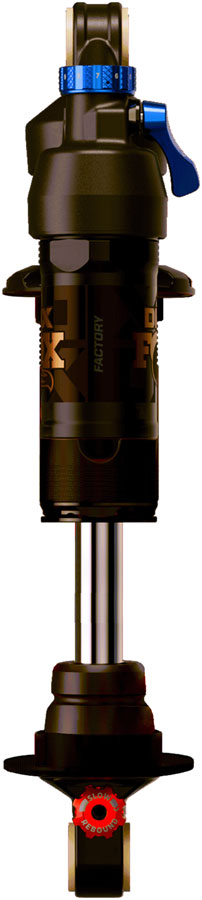 Load image into Gallery viewer, FOX DHX Factory Rear Shock - Metric, 210 x 55 mm, 2-Position Lever, Hard Chromoly Stanchion, Black