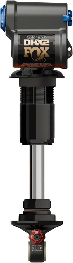 Load image into Gallery viewer, FOX DHX2 Factory Rear Shock - Trunnion Metric, 205 x 60 mm, 2-Position Lever, Hard Chromoly Damper Shaft