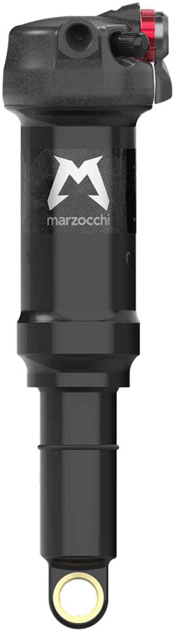 Load image into Gallery viewer, Marzocchi Bomber Inline Air Rear Shock - Trunnion Metric, 185 x 50 mm, EVOL LV, Sweep-Adj, 0.8 Spacer, Black