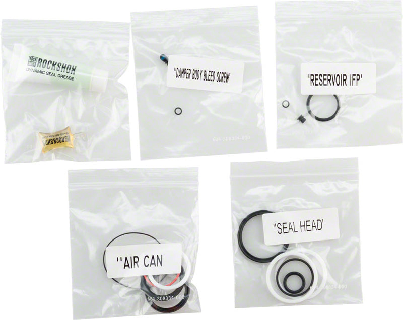 Load image into Gallery viewer, RockShox Suspension & Shock Maintenance Bundle | Waterproof Oil & Service Kit for MTB Forks