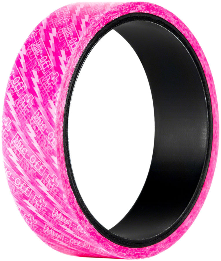 Load image into Gallery viewer, Muc-Off Tubeless Rim Tape 10m Length Roll 25mm Width Adhesive Semi Transparent