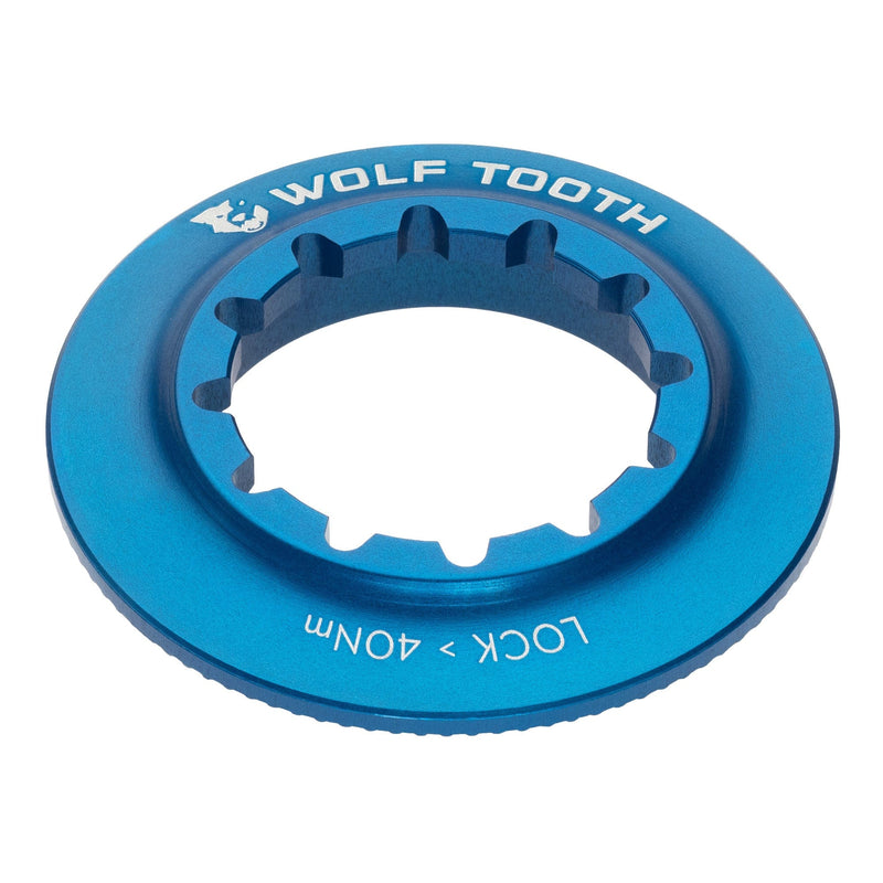Load image into Gallery viewer, Wolf Tooth Centerlock Rotor Lockring - Internal Spline Centerlock Rotor Lockring - Internal Spline Raw Silver
