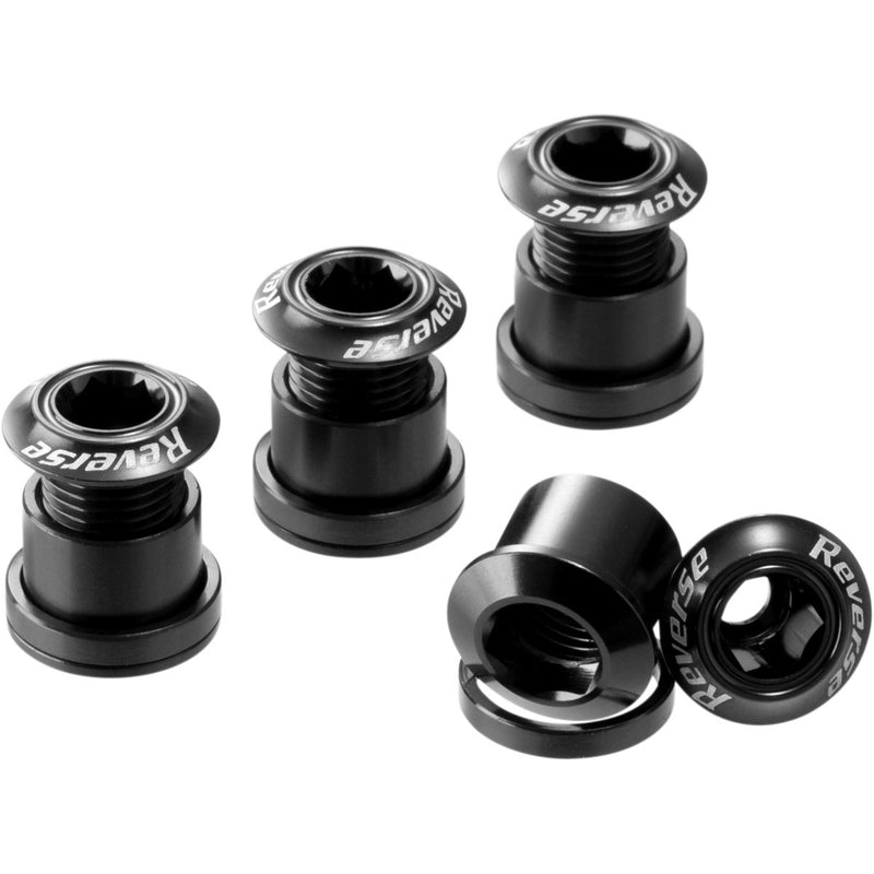 Load image into Gallery viewer, Reverse-Chainring-Bolt-Set-with-2.5mm-Spacers-Axle-Spacer-AXSP0051