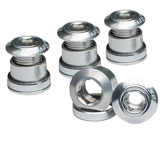 Load image into Gallery viewer, Reverse-Chainring-Bolt-Set-with-2.5mm-Spacers-Axle-Spacer-AXSP0058
