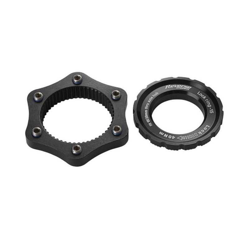 Load image into Gallery viewer, Reverse-Center-Lock-to-6-Bolt-Adapter-Disc-Rotor-Parts-and-Lockrings-DSRT0820